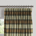 Pinch Pleat Drapery in Cozy Cabin - Walnut