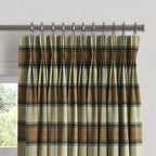 Pinch Pleat Drapery in Cozy Cabin - Walnut