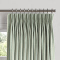 Pinch Pleat Drapery in Candy Shop Stripes - Bottleglass