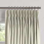 Pinch Pleat Drapery in Candy Shop Stripes - Dune