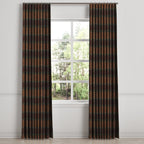 Pinch Pleat Drapery in Cozy Cabin - Pumpernickel