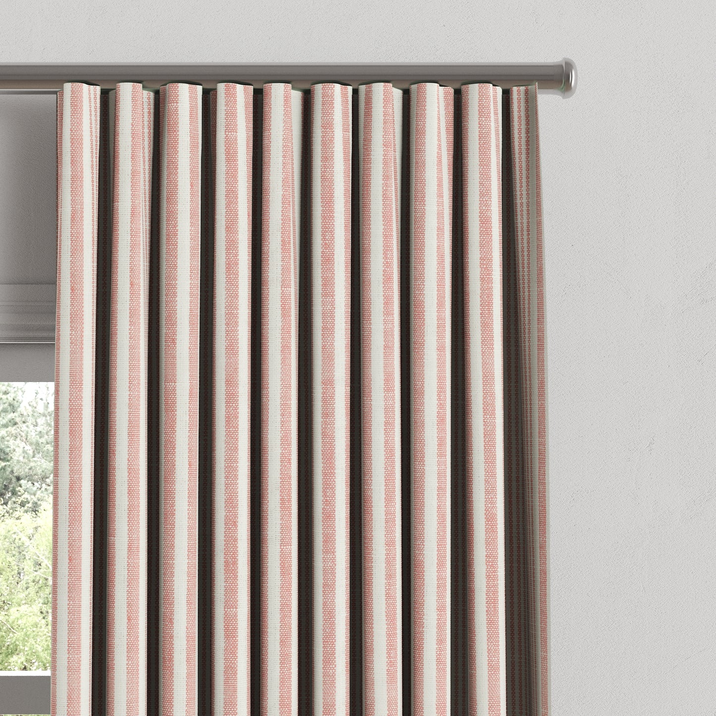 Ripplefold Drapery in All Lined Up - Sunset