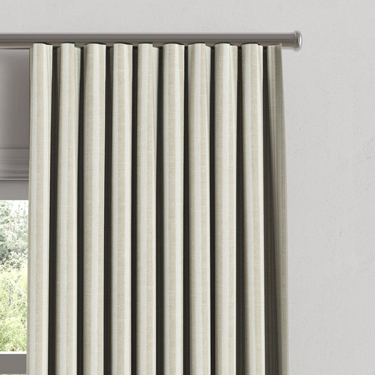 Ripplefold Drapery in All Lined Up - Shell