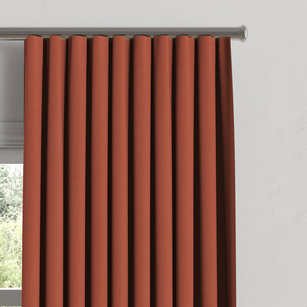 Ripplefold Drapery in Classic Linen - Canyon