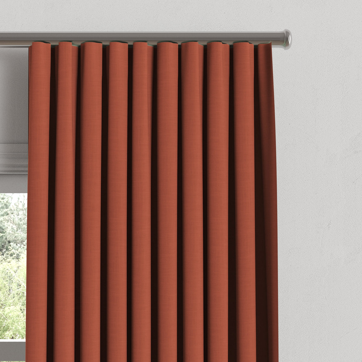 Ripplefold Drapery in Classic Linen - Canyon