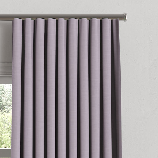 Ripplefold Drapery in Classic Linen - Orchid