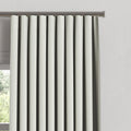 Ripplefold Drapery in Classic Linen - Silver