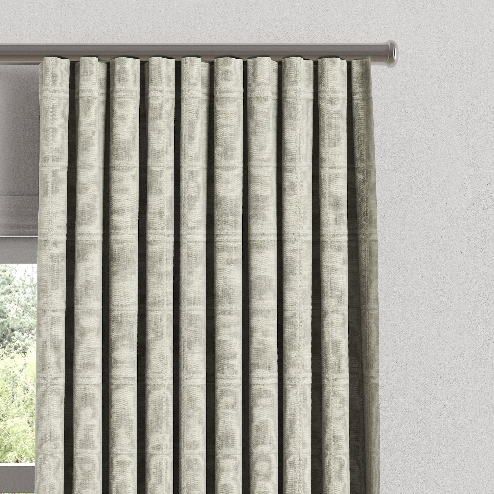 Ripplefold Drapery in Moray - Dove – Loom Decor