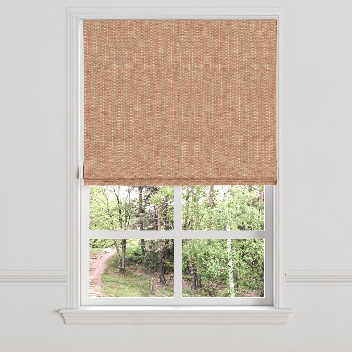Flat Roman Shade in Ditsy - Bandana