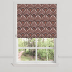 Flat Roman Shade in Petal Press - Berry