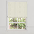Flat Roman Shade in Candy Shop Stripes - Dune