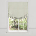 Relaxed Roman Shade in Luxe Gingham - Wheat