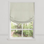 Relaxed Roman Shade in Luxe Gingham - Wheat