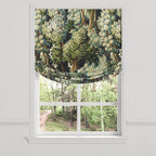 Relaxed Roman Shade in Enchanted Forest - Peridot