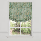 Relaxed Roman Shade in Enchanted Forest - Mineral
