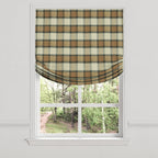 Relaxed Roman Shade in Cozy Cabin - Walnut