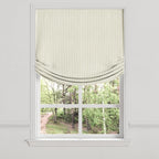 Relaxed Roman Shade in Candy Shop Stripes - Dune