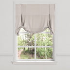 Tulip Roman Shade in Luxe Gingham - Blush