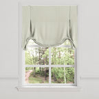 Tulip Roman Shade in Luxe Gingham - Wheat