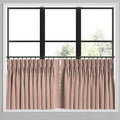 Pinch Pleat Cafe Curtains in Luxe Gingham - Red