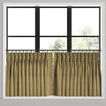 Pinch Pleat Cafe Curtains in Speakeasy - Woodland