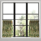 Pinch Pleat Cafe Curtains in First Rodeo