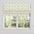 Flat Roman Shade in Meadow - Willow