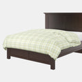 Duvet Cover in Summer Plaid - Stone