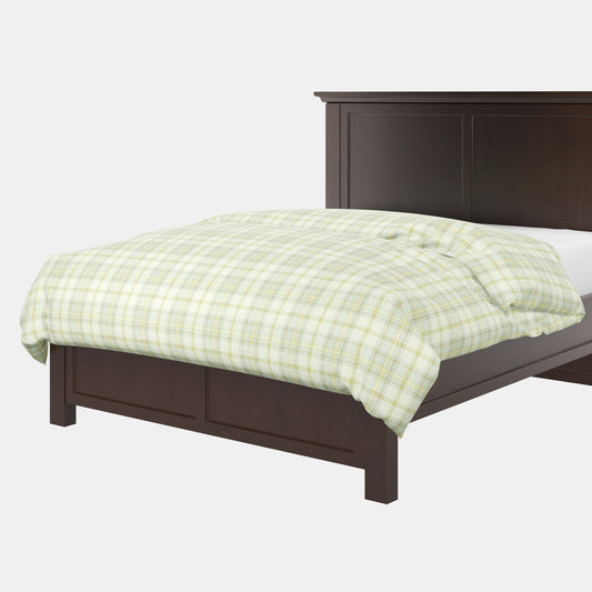 Duvet Cover in Summer Plaid - Stone