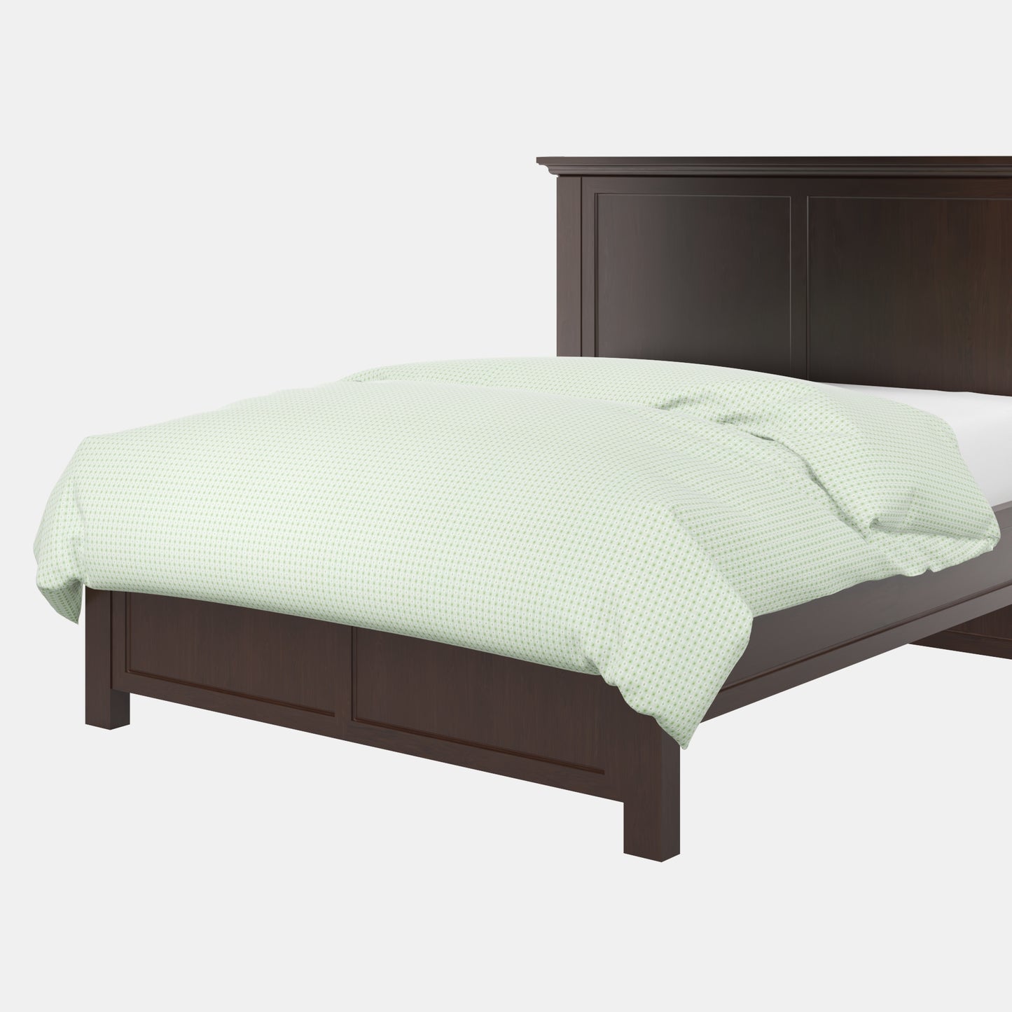 Duvet Cover in Luxe Gingham - Celery