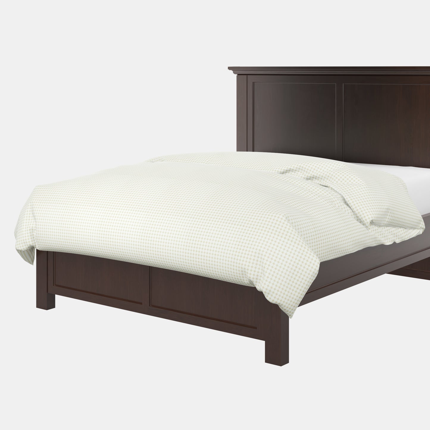 Duvet Cover in Luxe Gingham - Wheat
