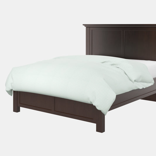 Duvet Cover in Luxe Gingham - Spa