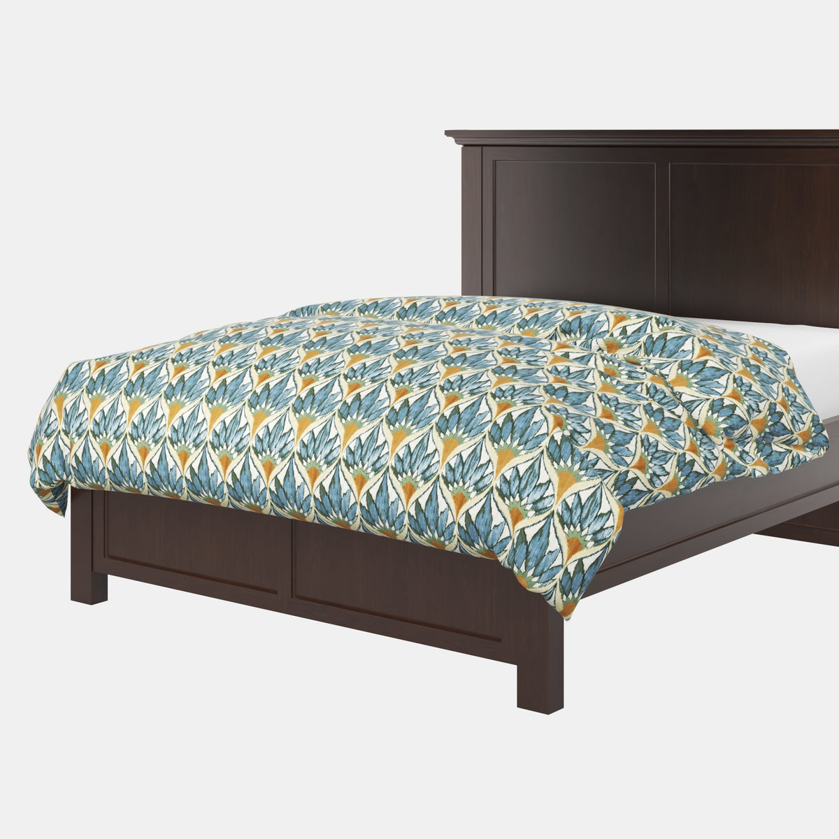 Duvet Cover in Petal Press - Aquamarine
