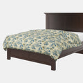 Duvet Cover in Tropical Toile - Lagoon
