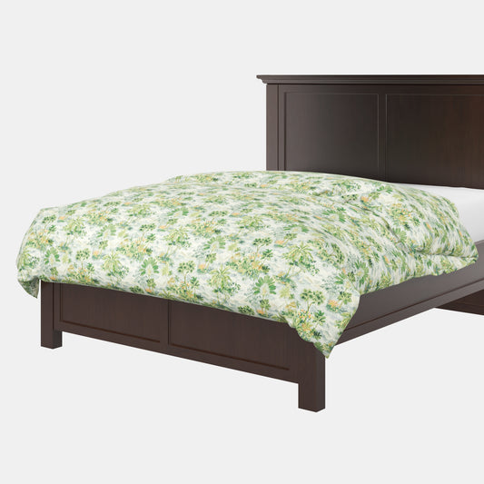 Duvet Cover in Tropical Toile - Palm