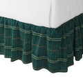Ruffle Bedskirt in After Hours - Green