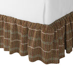 Ruffle Bedskirt in After Hours - Espresso