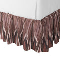 Ruffle Bedskirt in Petal Press - Berry