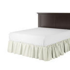 Ruffle Bedskirt in Candy Shop Stripes - Dune