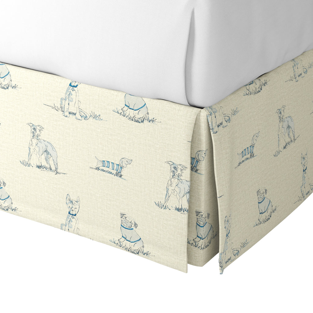 Tailored Bedskirt in Duffy - Bone