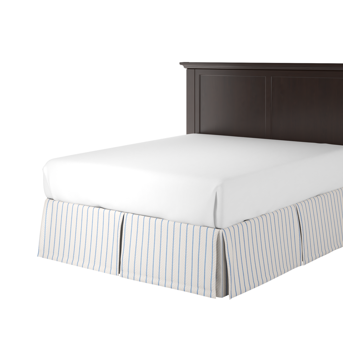 Tailored Bedskirt in Ophelia - Blue