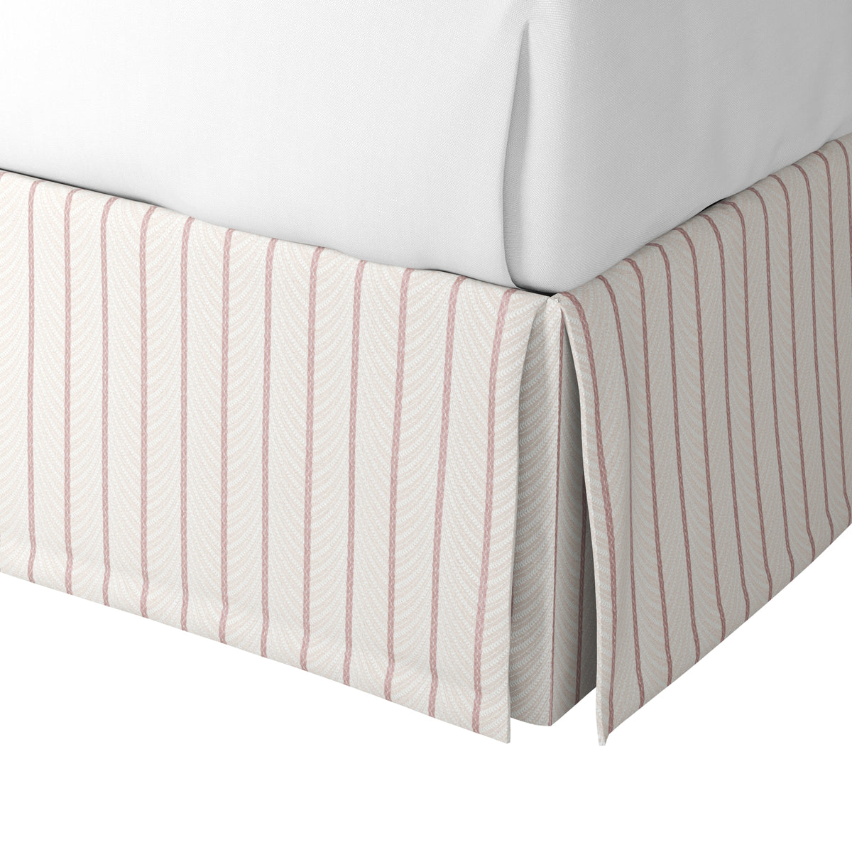 Tailored Bedskirt in Ophelia - Pink