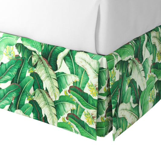 Tailored Bedskirt in Island Breeze