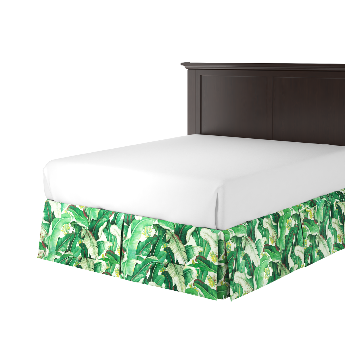 Tailored Bedskirt in Island Breeze