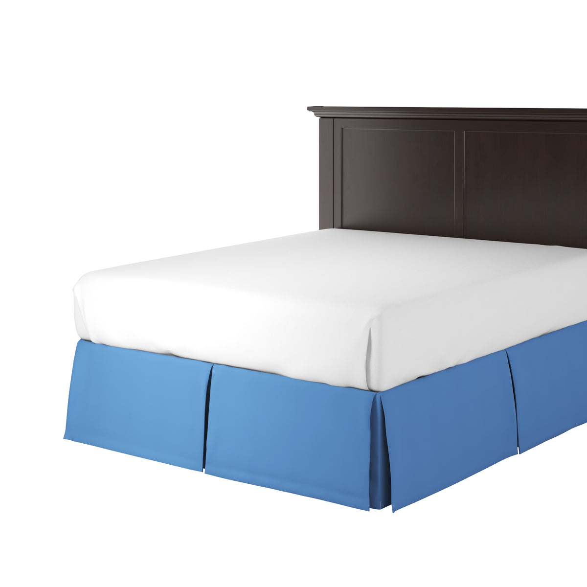 Tailored Bedskirt in Lush Linen - Ceramic
