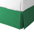 Tailored Bedskirt in Lush Linen - Malachite