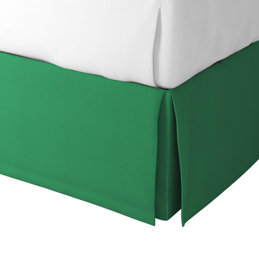 Tailored Bedskirt in Lush Linen - Malachite