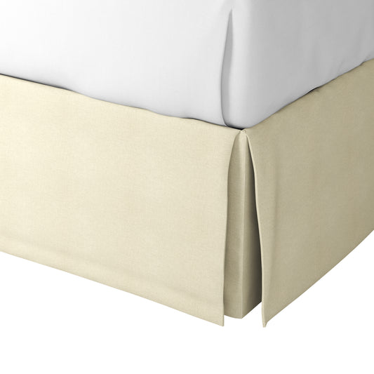Tailored Bedskirt in Lush Linen - Mushroom