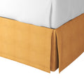 Tailored Bedskirt in Lush Linen - Turmeric