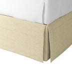 Tailored Bedskirt in Ditsy - Latte